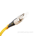 Cordão simples de fibra óptica de modo único